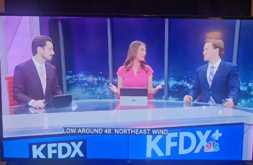 Texas news anchor Carney Porter and meteorologist Michael Bohling were forced to deny bad blood after trading jabs during an awkward on-air clash earlier this week.