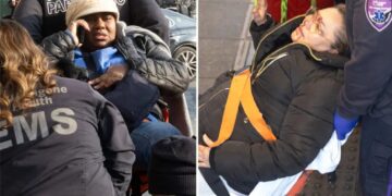 Women pushed onto NYC subway tracks, punched in face