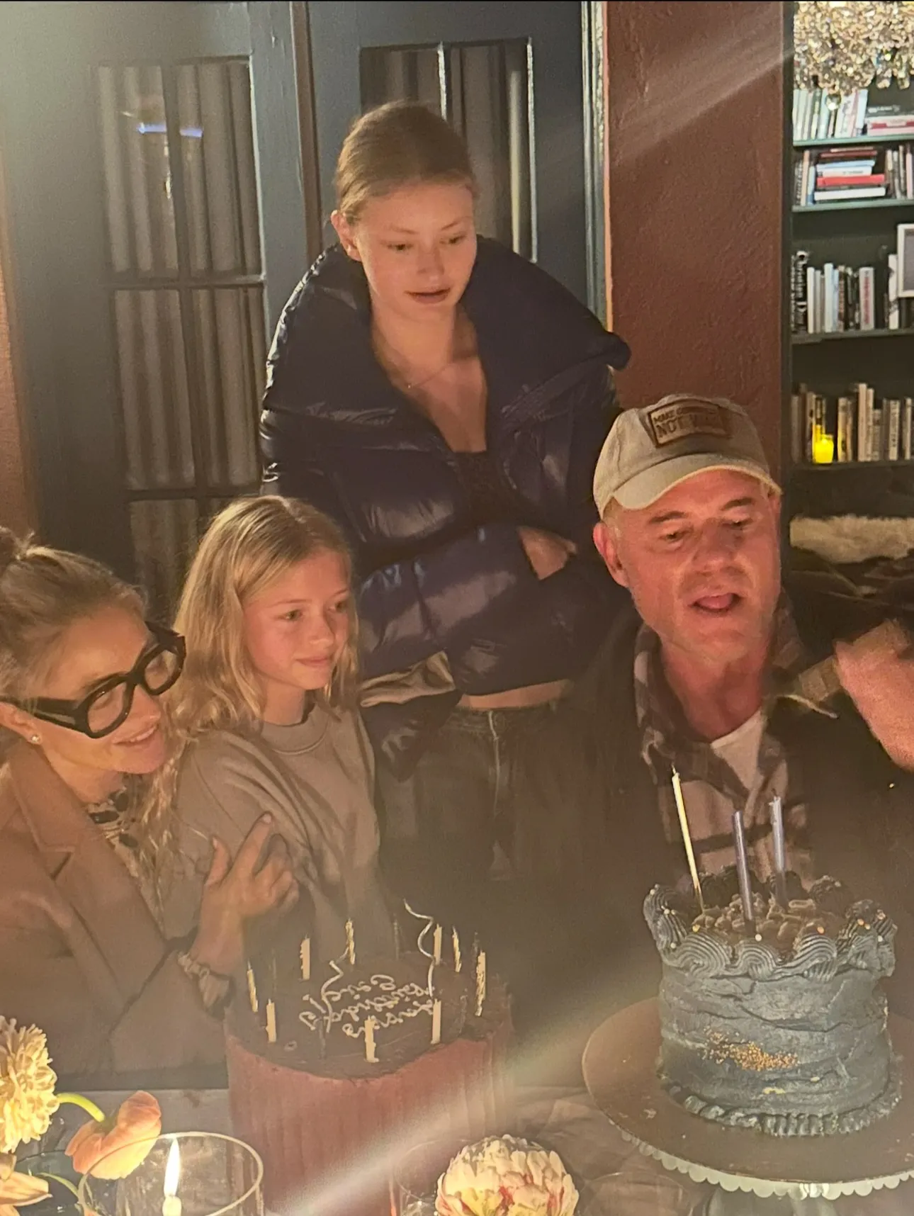 Rebecca Gayheart, pictured with Eric Dane and their daughters above, shared a series of family photos to Instagram two days after the actor's death.