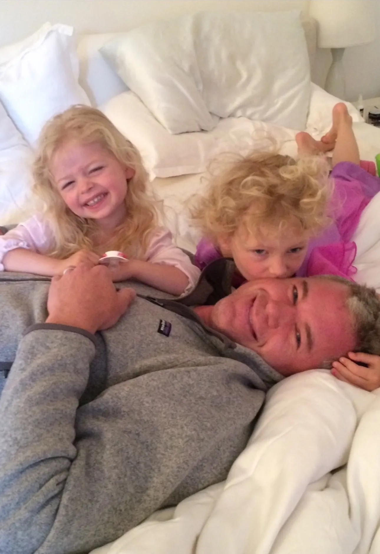 One month later, Dane, seen in an IG shot with his girls when they were younger, went public with his ALS diagnosis. 