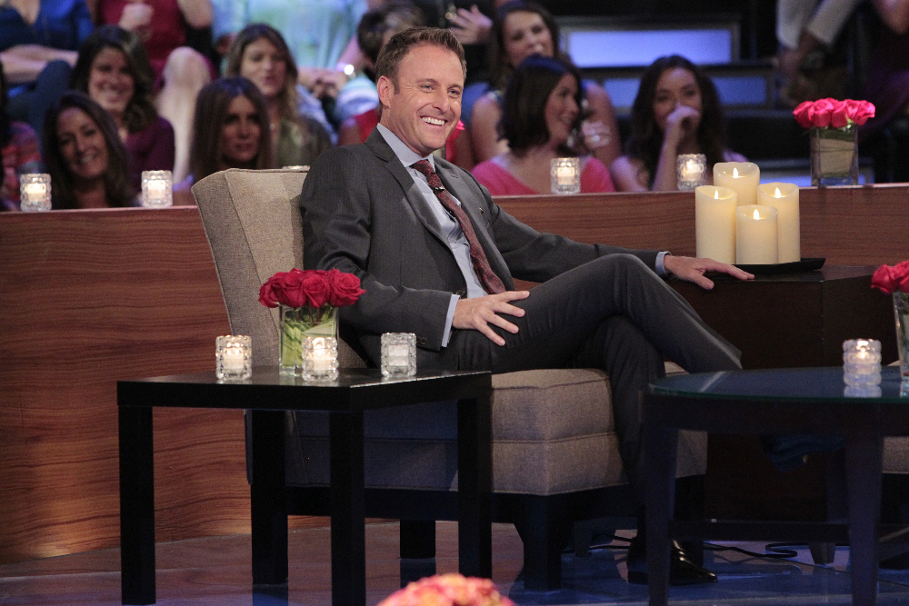 Chris Harrison hosting The Bachelor