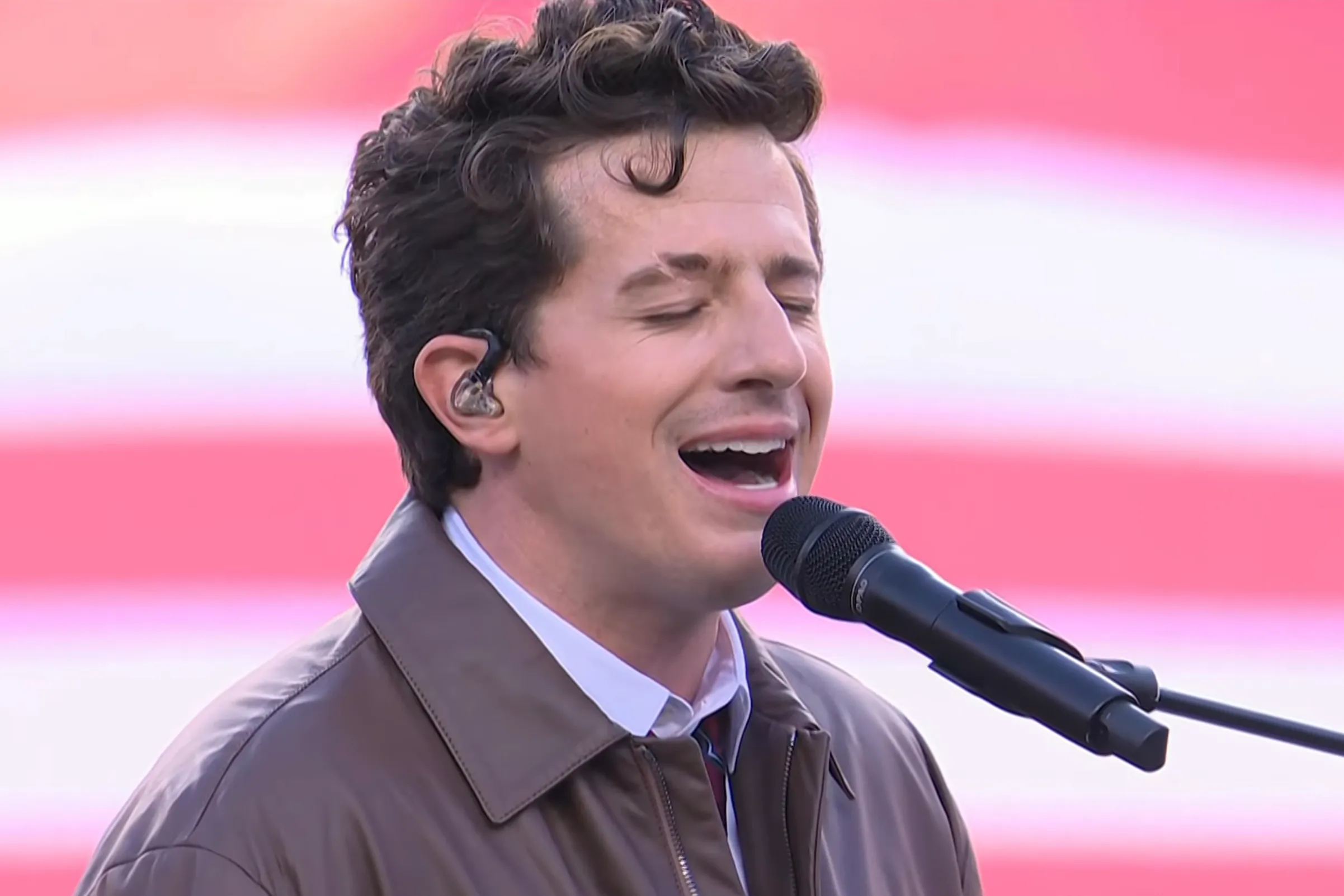 Puth did his own rendition of the national anthem to open the Super Bowl 2026