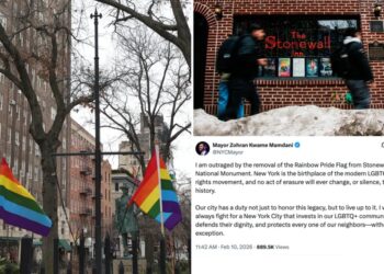 Trump admin quietly yanks rainbow flag from NYC’s Stonewall monument, sparking fury: ‘American symbol’