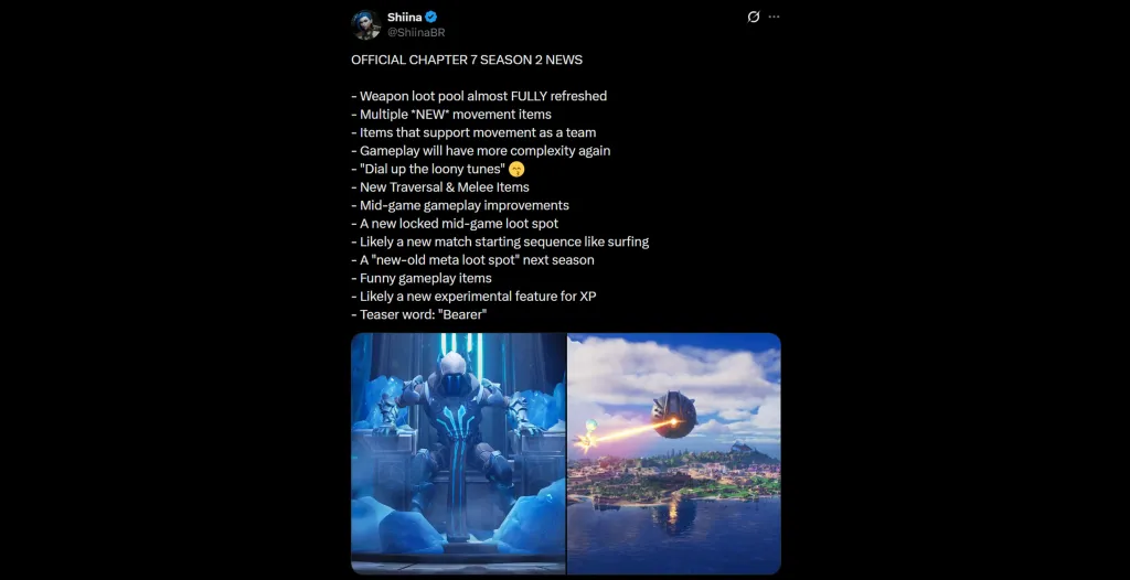 Fortnite Chapter 7 Season 2 Leaks