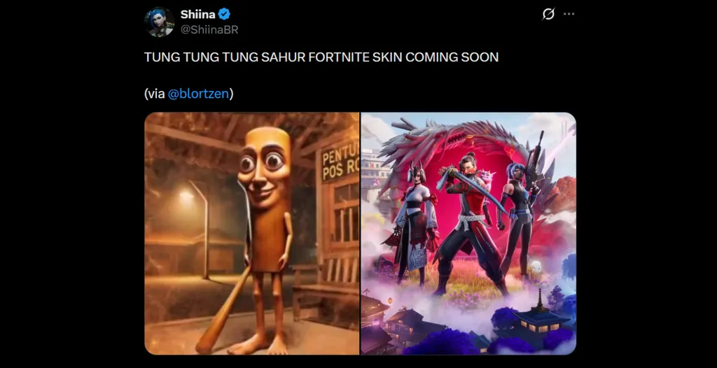 Fortnite Tung Tung Sahur Release Date