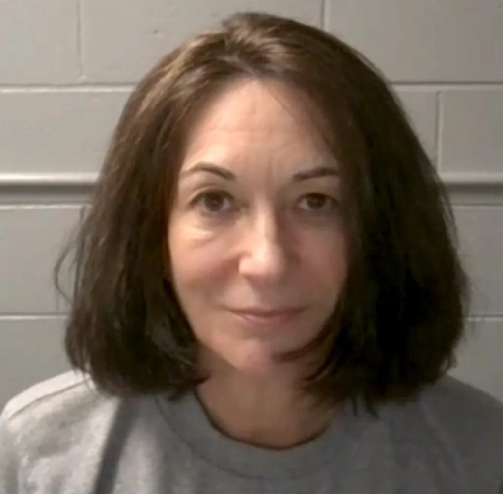 Mugshot of Ghislaine Maxwell.