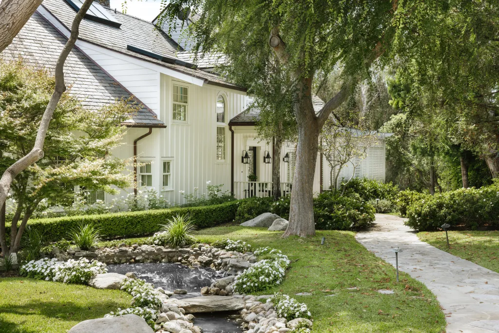 The bubbling brooks, creeks and ponds are a delight