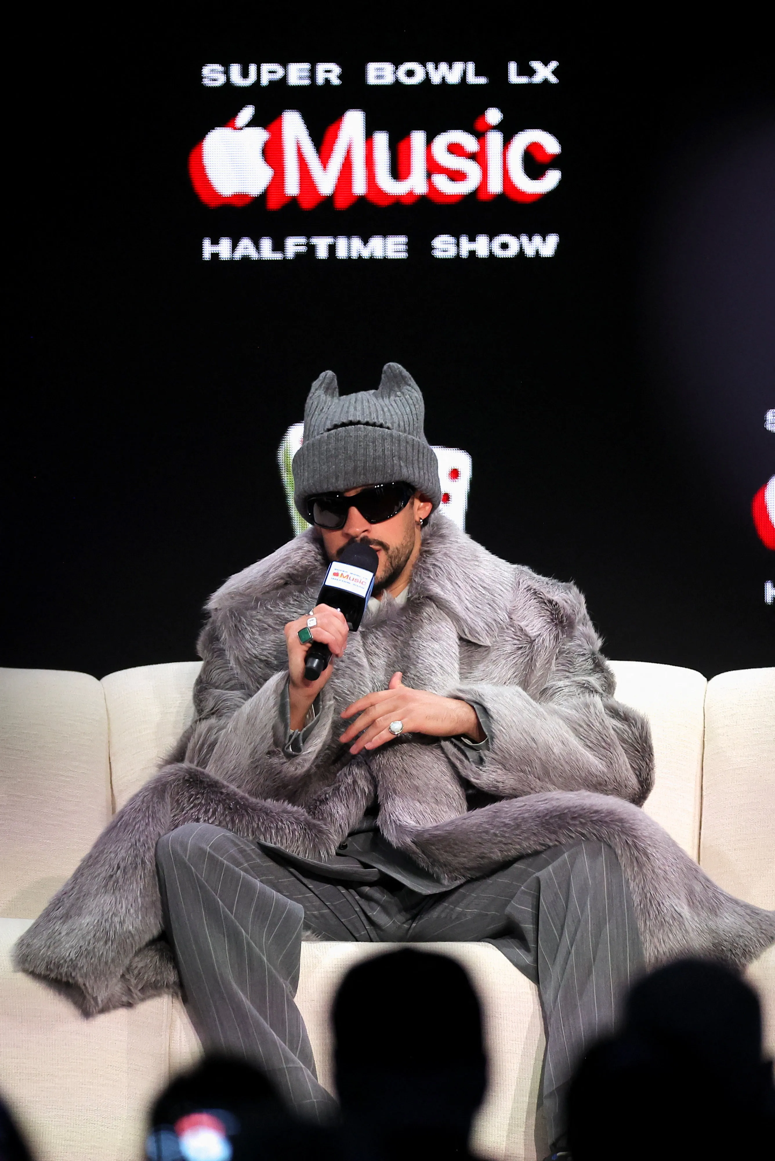 Bad Bunny at Apple Music presser