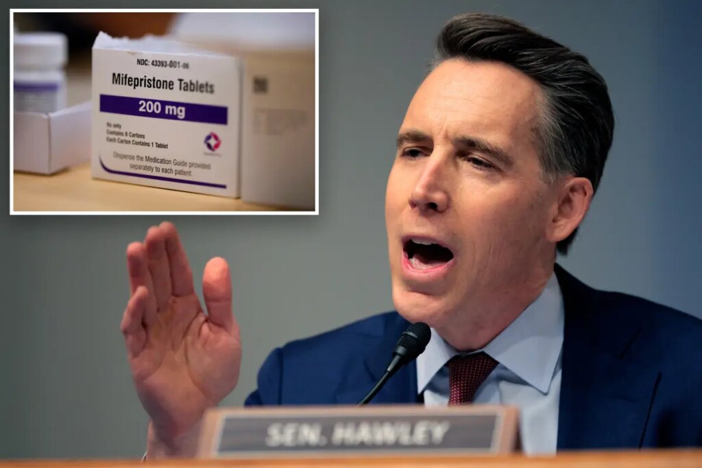 Josh Hawley demands congressional oversight of abortion pill over safety concerns