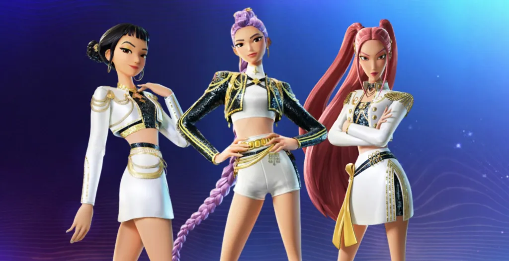 Huntrix Fortnite Golden Skins