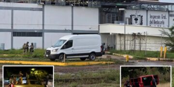 Convicted criminals on the loose in Mexico after thugs ram prison gate during riot over cartel killing