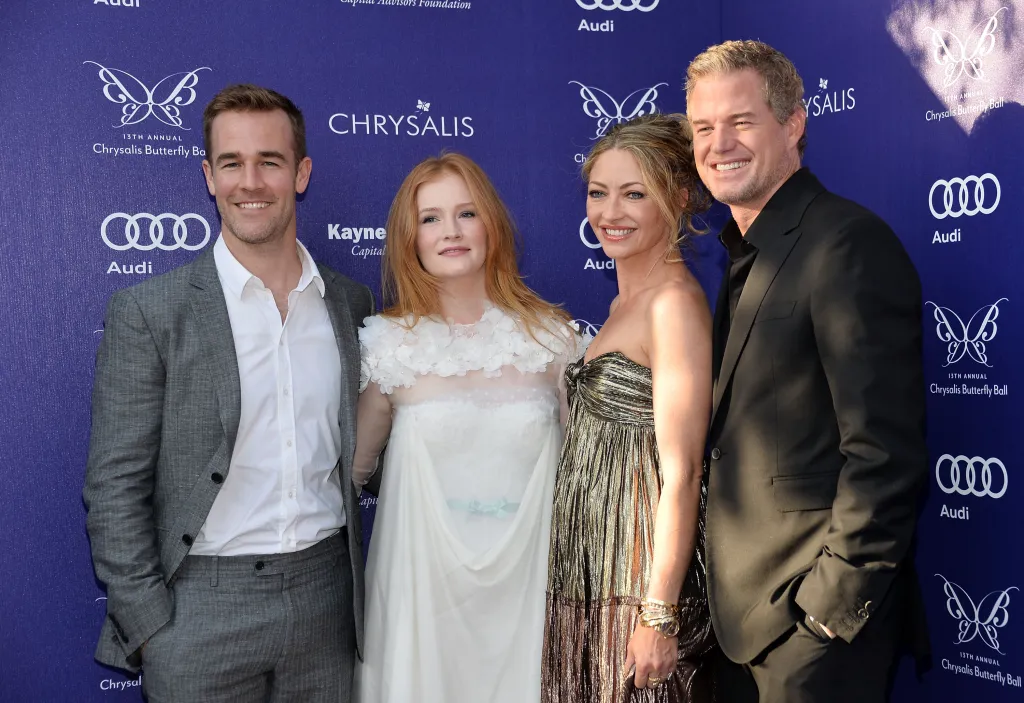 James Van Der Beek, Kimberly Brook, Rebecca Gayheart-Dane, and Eric Dane attend the 13th Annual Chrysalis Butterfly Ball.