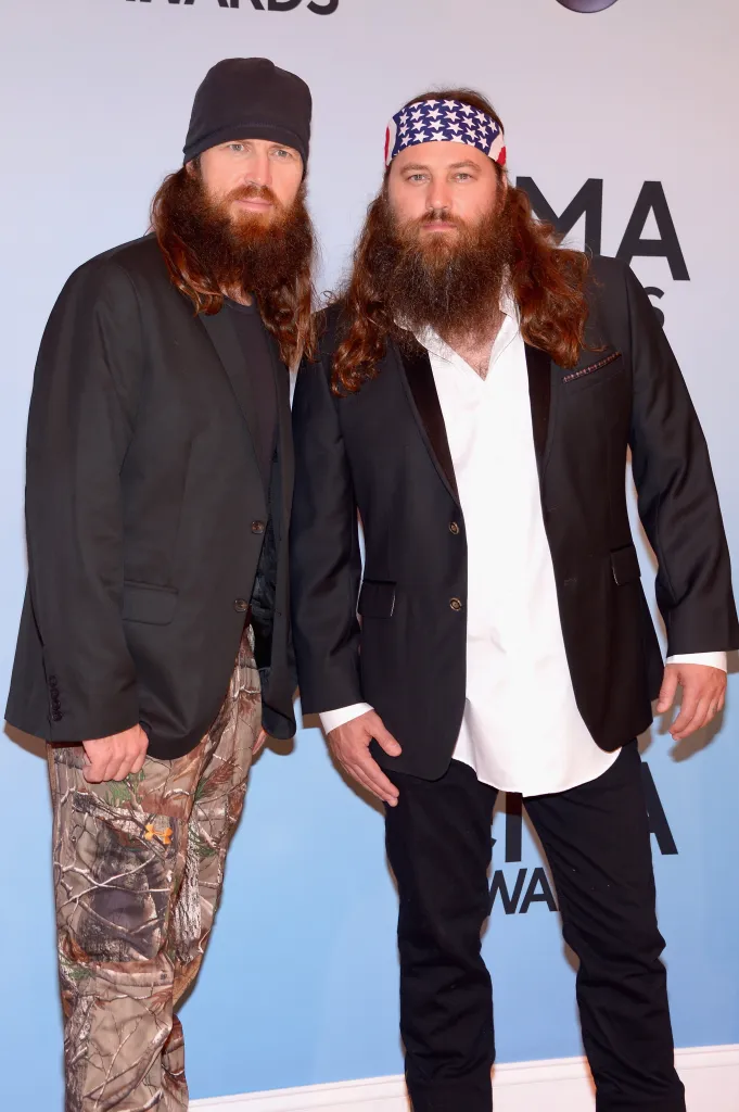 Jase and Willie Robertson at the 47th CMA Awards in Nashville, Tenn. on Nov. 6, 2013.