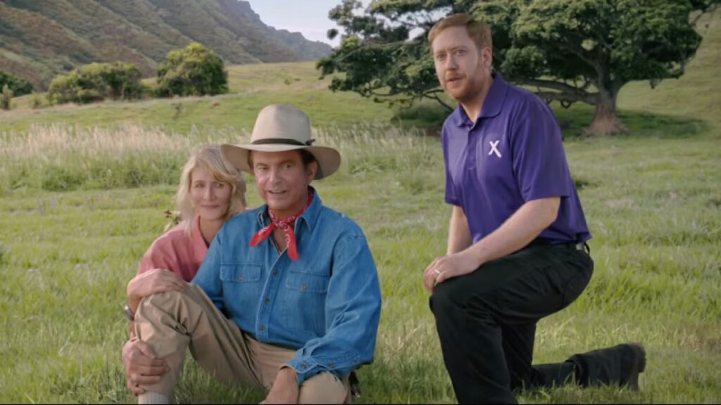 ‘Jurassic Park’ Reunion: Sam Neill, Jeff Goldblum and Laura Dern Reprise Roles in Super Bowl Spot