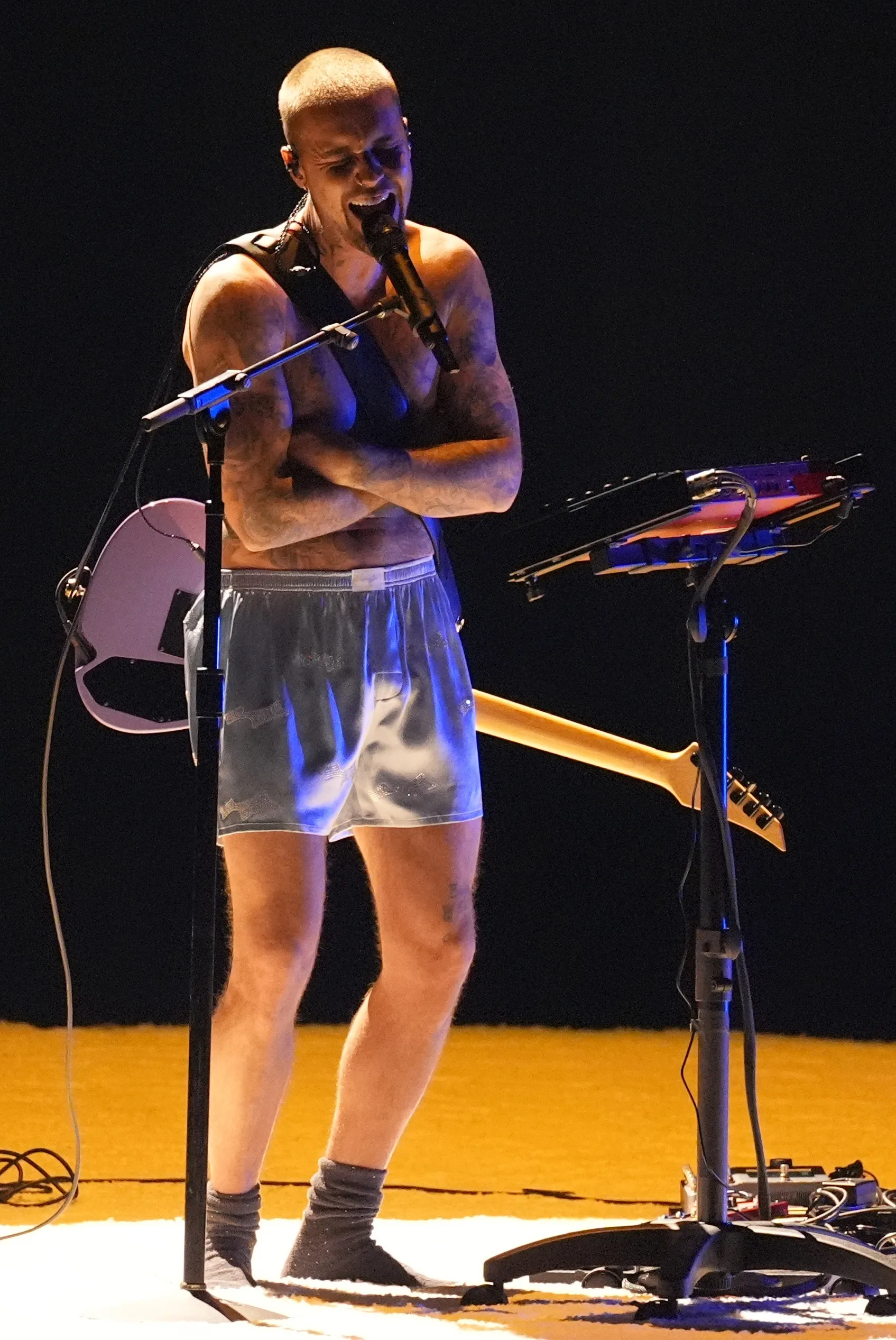 Justin Bieber performing