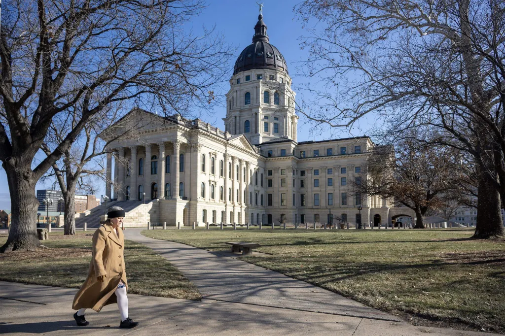The Kansas State Capitol in Topeka.