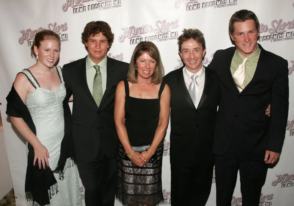 Katherine Short, Henry Short, Nancy Short, Martin Short, and Oliver Short at the opening night of