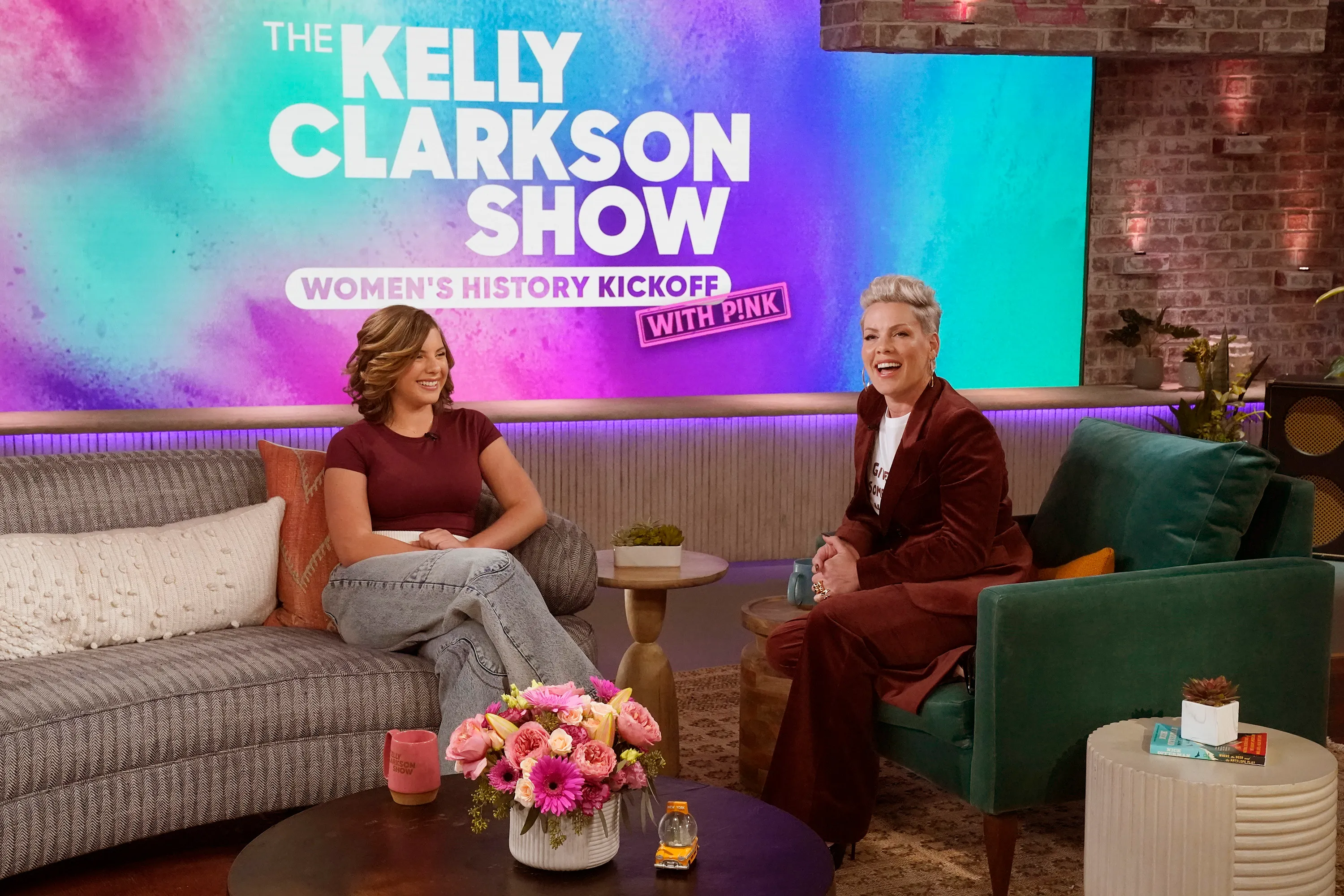 Pink has moved to New York and may be taking over Kelly Clarkson's talk show, Page Six hears