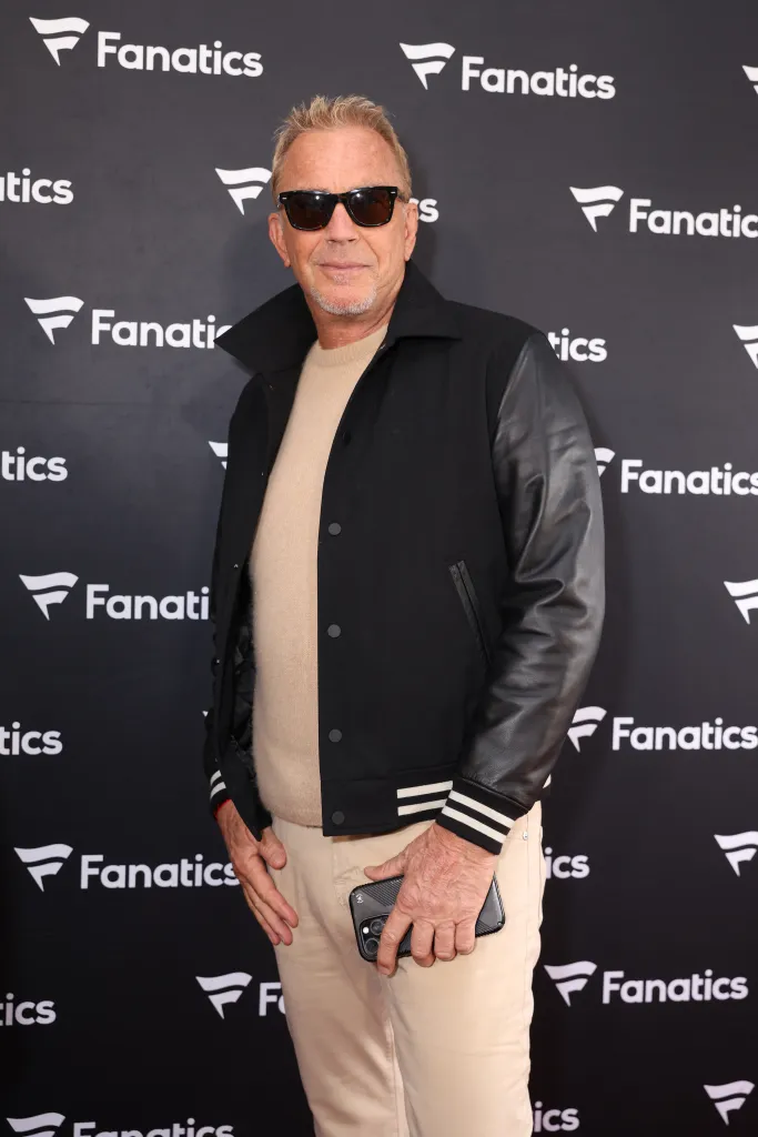 Kevin Costner attends the Fanatics Super Bowl Party.
