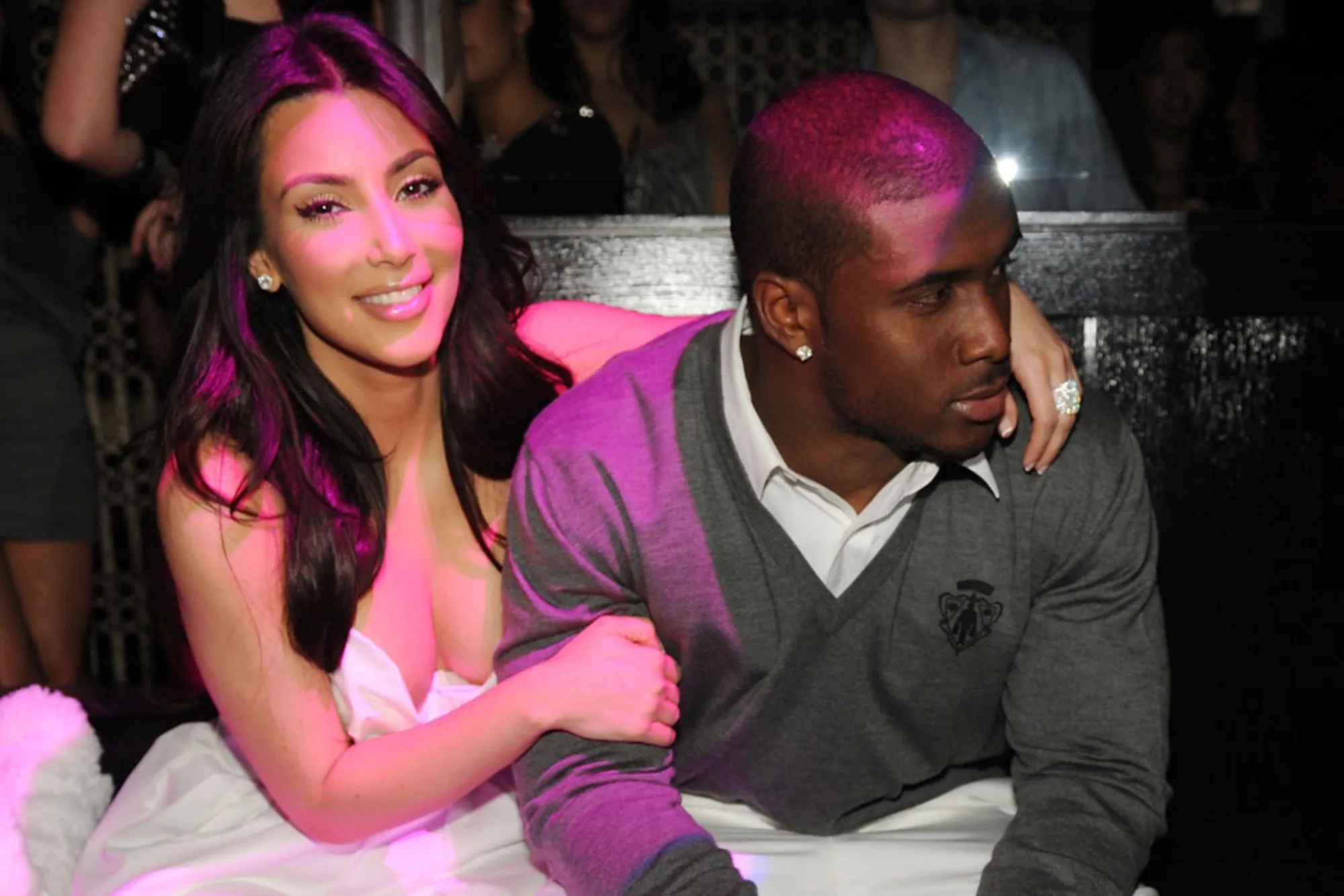 Kim Kardashian and Reggie Bush in 2010