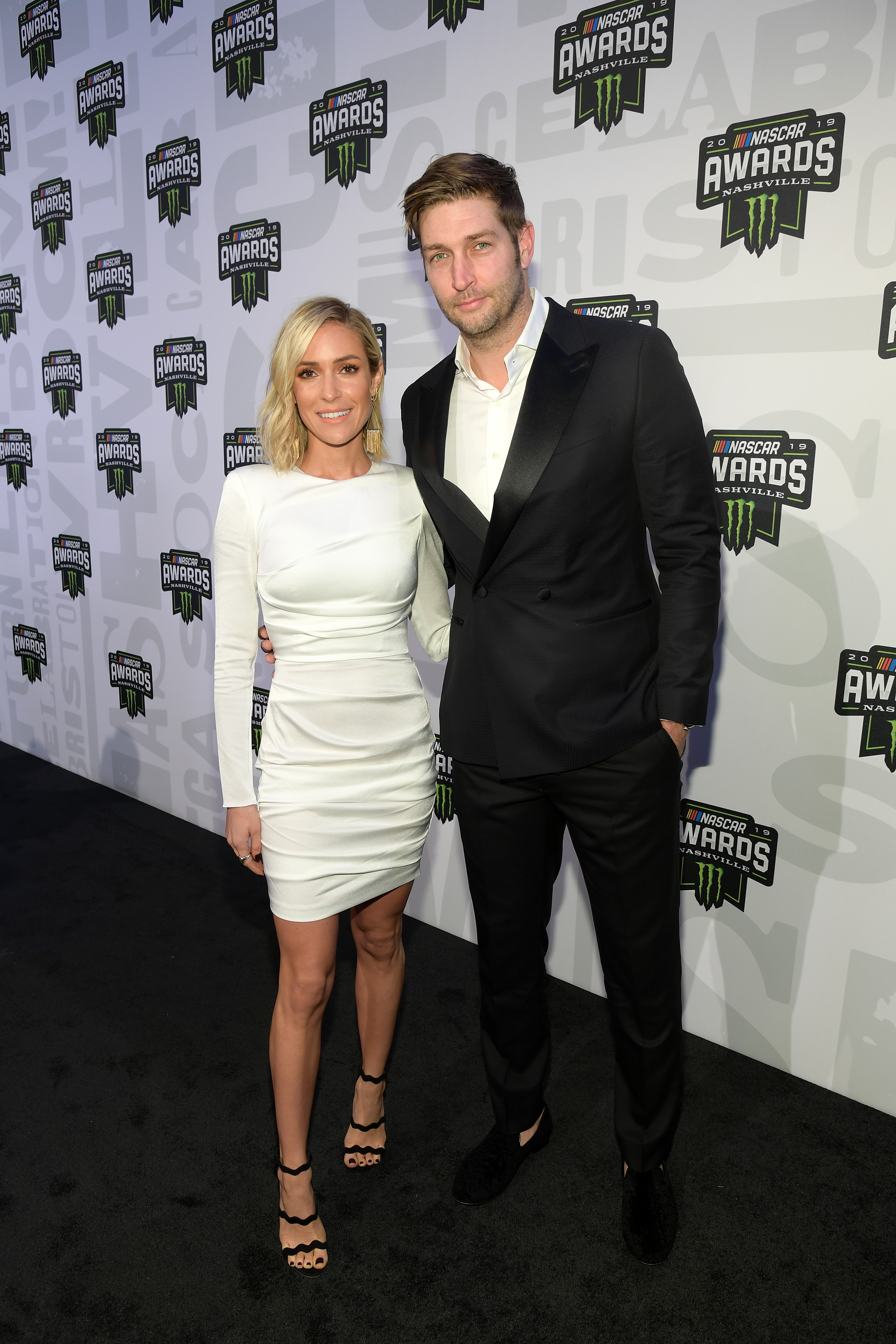 Kristin Cavallari and Jay Cutler at the 2019 NASCAR Awards in Nashville.