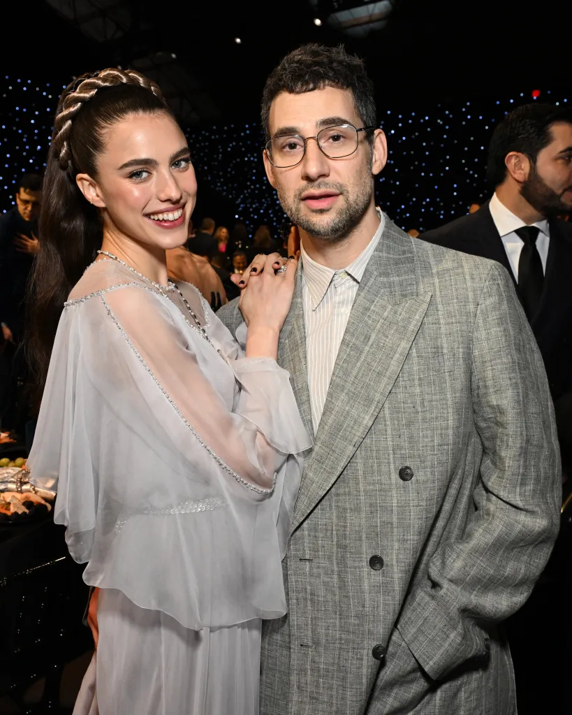 Margaret Qualley and Jack Antonoff at the 30th Annual Critics Choice Awards.