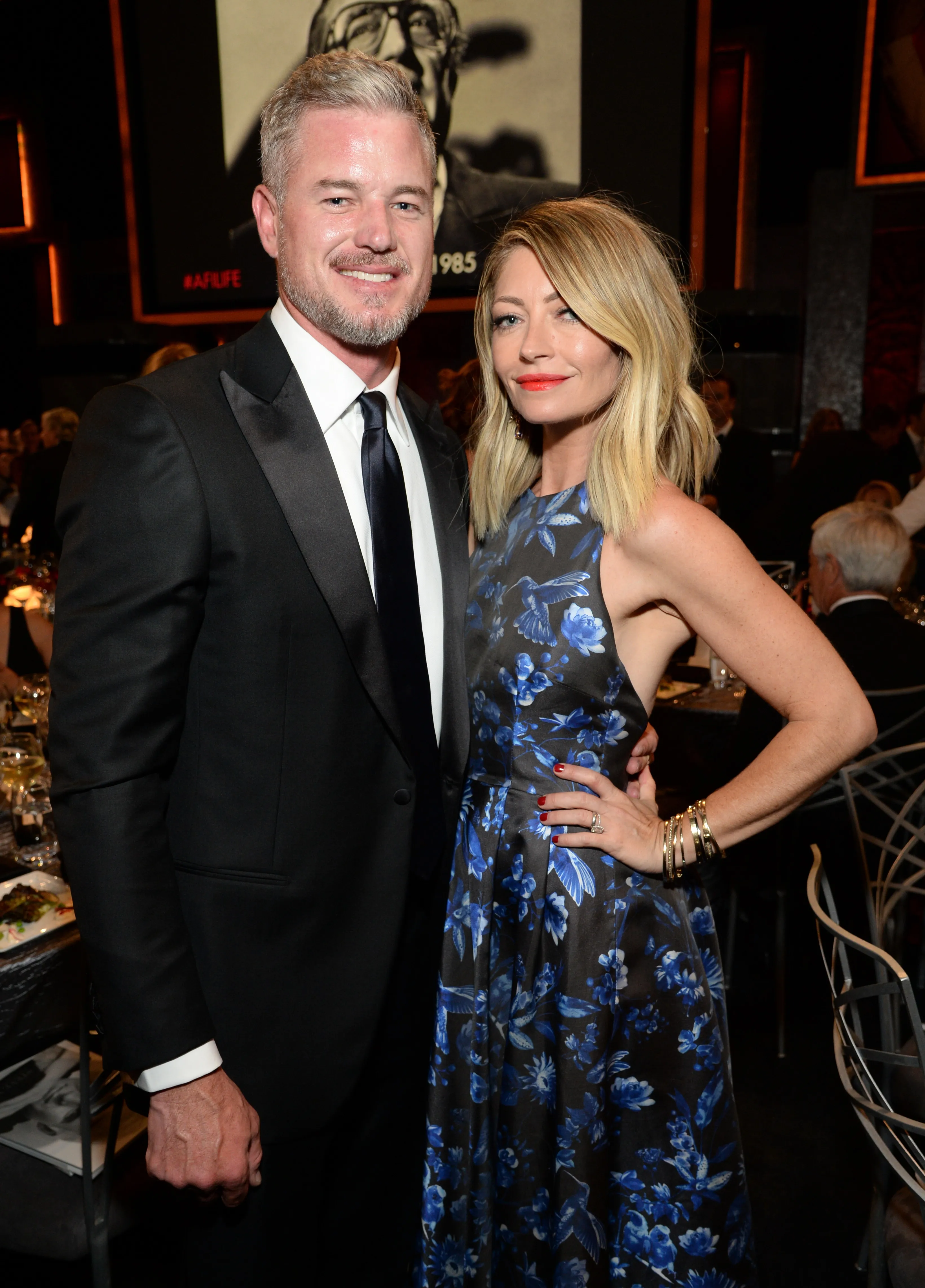 Eric Dane and wife Rebecca Gayheart at the 43rd AFI Life Achievement Award Gala