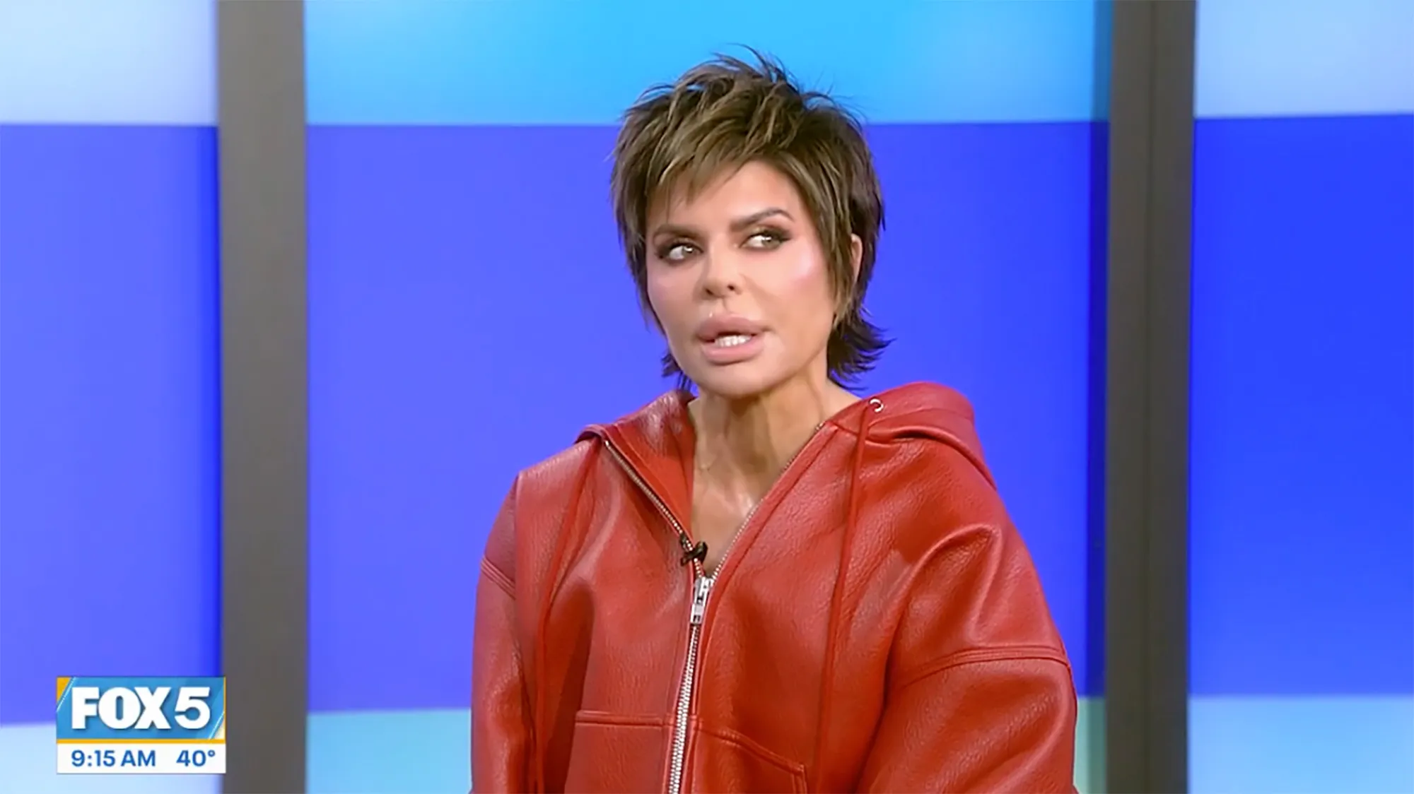 Lisa Rinna on Fox 5.