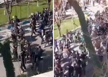 Iranian regime squares off against student protesters in the streets of Tehran