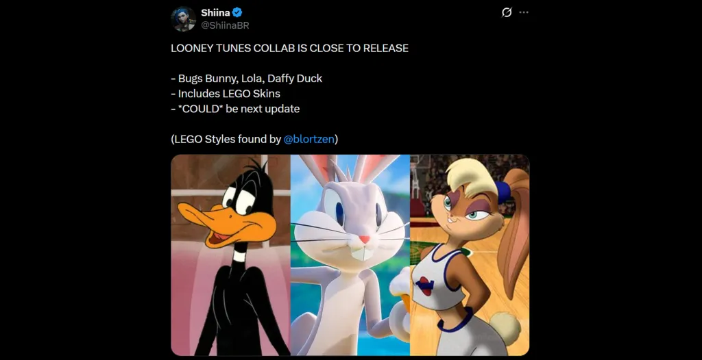 Looney Tunes Fortnite Collab Leak