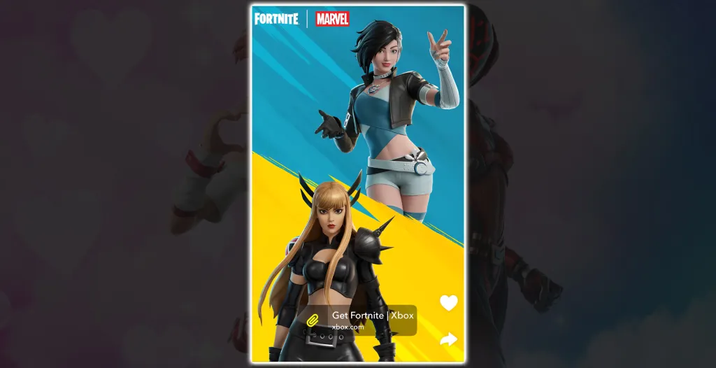 Magik and Luna Snow Fortnite Ad