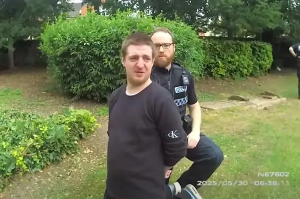 During his arrest, police bodycam footage obtained and published by The Independent on Monday captured Richens bizarrely breaking down over missing the release of Grand Theft Aut