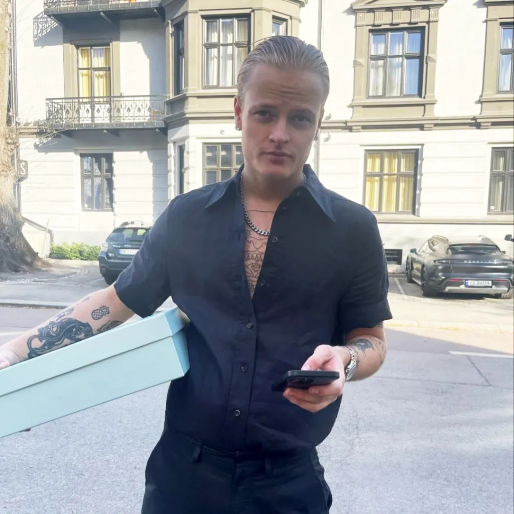 Marius Borg Hoiby of Norway in a social media profile image.