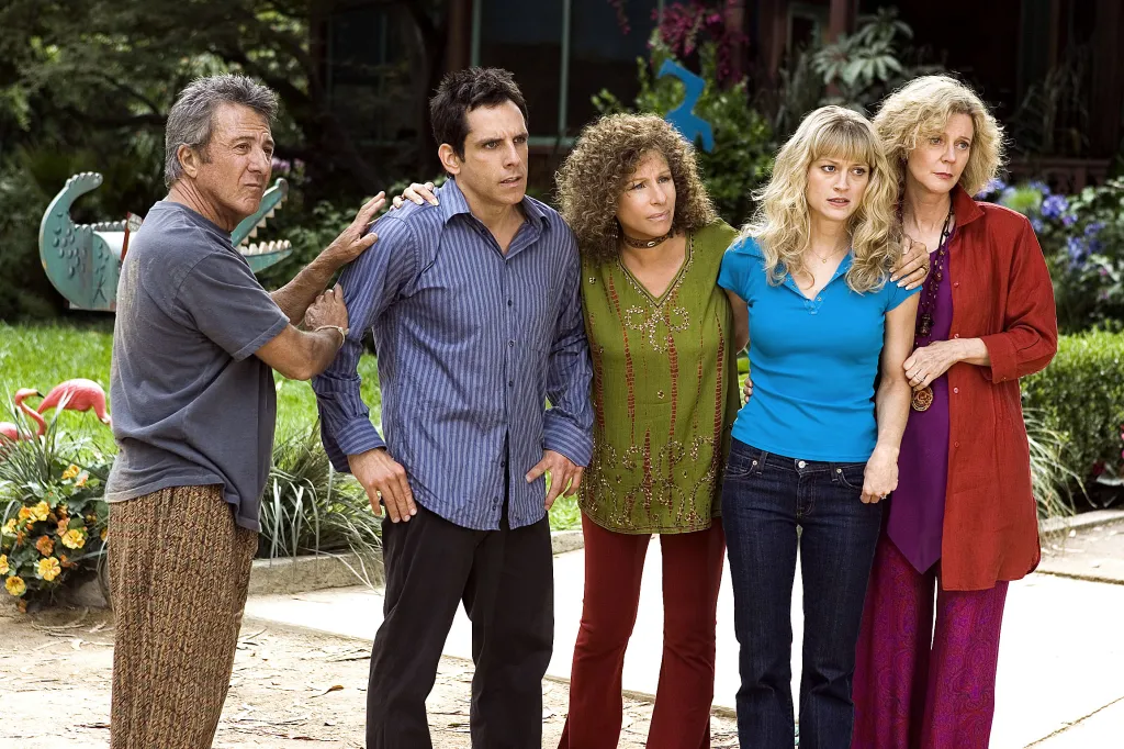 Dustin Hoffman, Ben Stiller, Barbra Streisand, Teri Polo, Blythe Danner in 