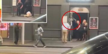 Australian man is hit with flying chair thrown by his friend outside strip club