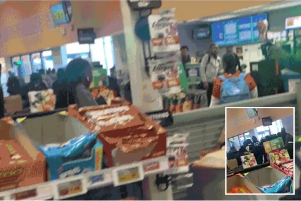 Viral video shows anti-ICE school walkout teens invading Cincinnati Kroger, hurling objects: ‘Ought to be prosecuted’