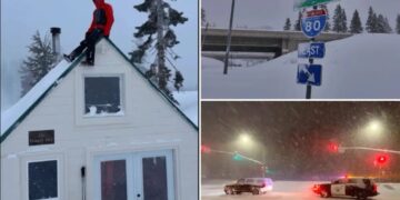 First photo from site of deadly Lake Tahoe avalanche — as rescuer speaks out from snowed in huts