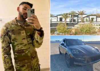 US airman, husband allegedly stole $3M from government to fund lavish lifestyle, luxury cars and mansion