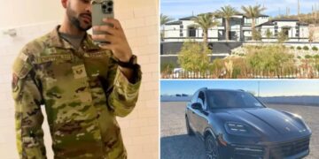 US airman, husband allegedly stole $3M from government to fund lavish lifestyle, luxury cars and mansion