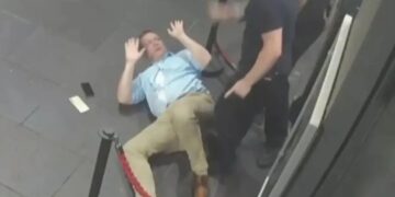 Viral flying chair knockout at Australian bar sparked by foul-mouthed beer demand