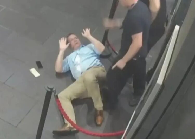 Viral flying chair knockout at Australian bar sparked by foul-mouthed beer demand