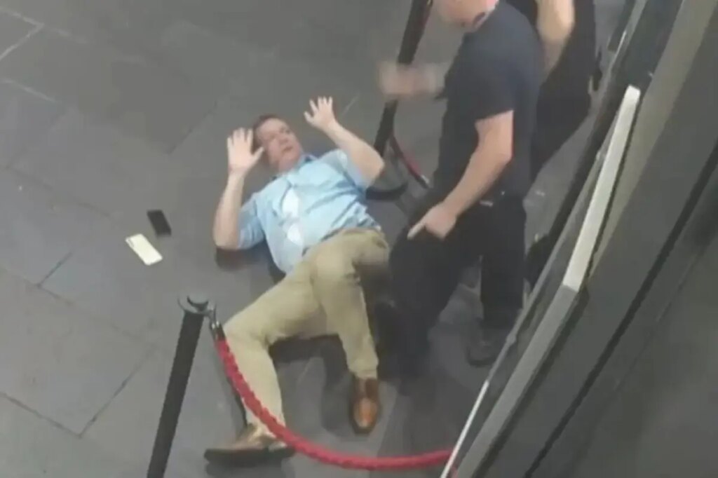 Viral flying chair knockout at Australian bar sparked by foul-mouthed beer demand