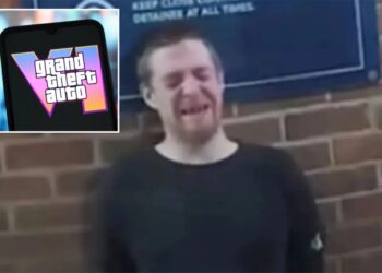 Fiend sobs over missing release of Grand Theft Auto video game while being arrested for murdering ex-girlfriend