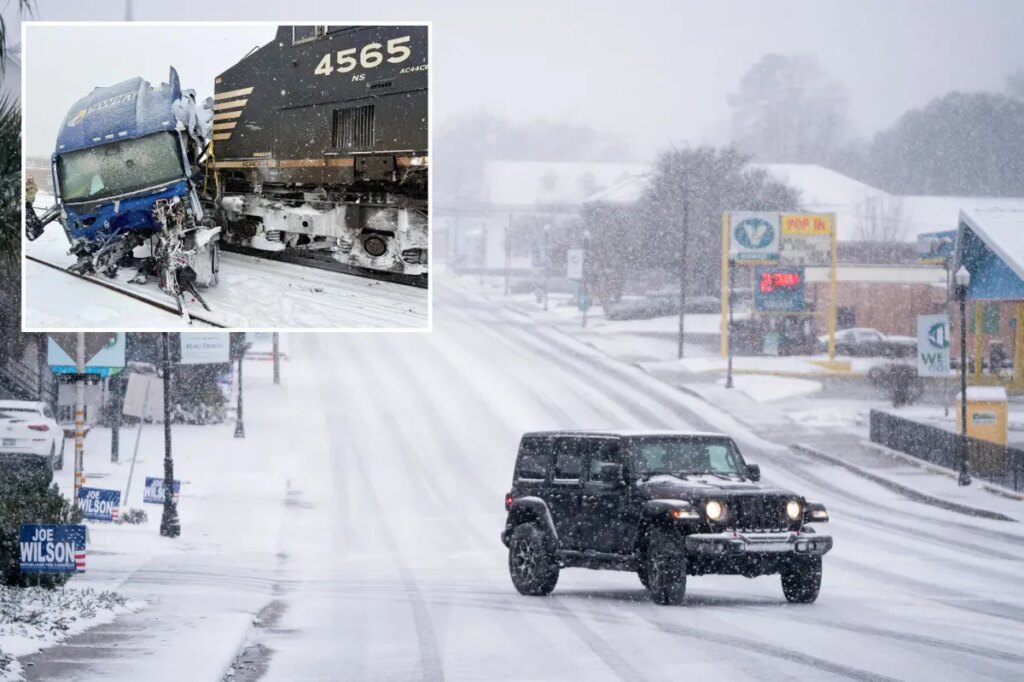 Nor’easter slams Carolinas, Virginia with snow as blizzard conditions, vicious winds loom as storm intensifies