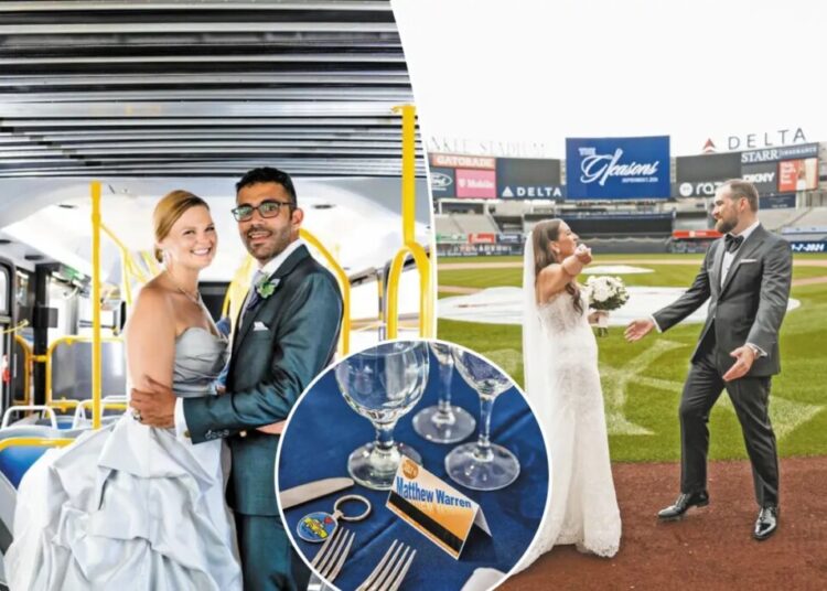 Think local: These weddings went big on neighborhood pride