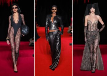 Leather and Lace: Fall fashion’s super sexy balancing act