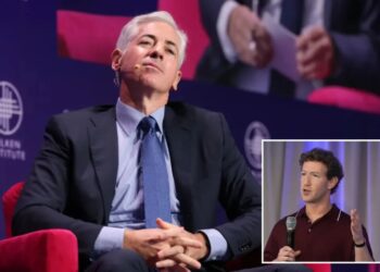 Bill Ackman backs Mark Zuckerberg’s Meta with $2B  investment in AI future