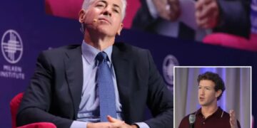 Bill Ackman backs Mark Zuckerberg’s Meta with $2B  investment in AI future