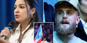 AOC slams Jake Paul after boxer calls Bad Bunny a ‘fake American citizen’