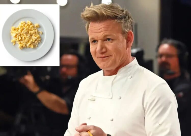 Gordon Ramsay shares secret for not overcooking scrambled eggs
